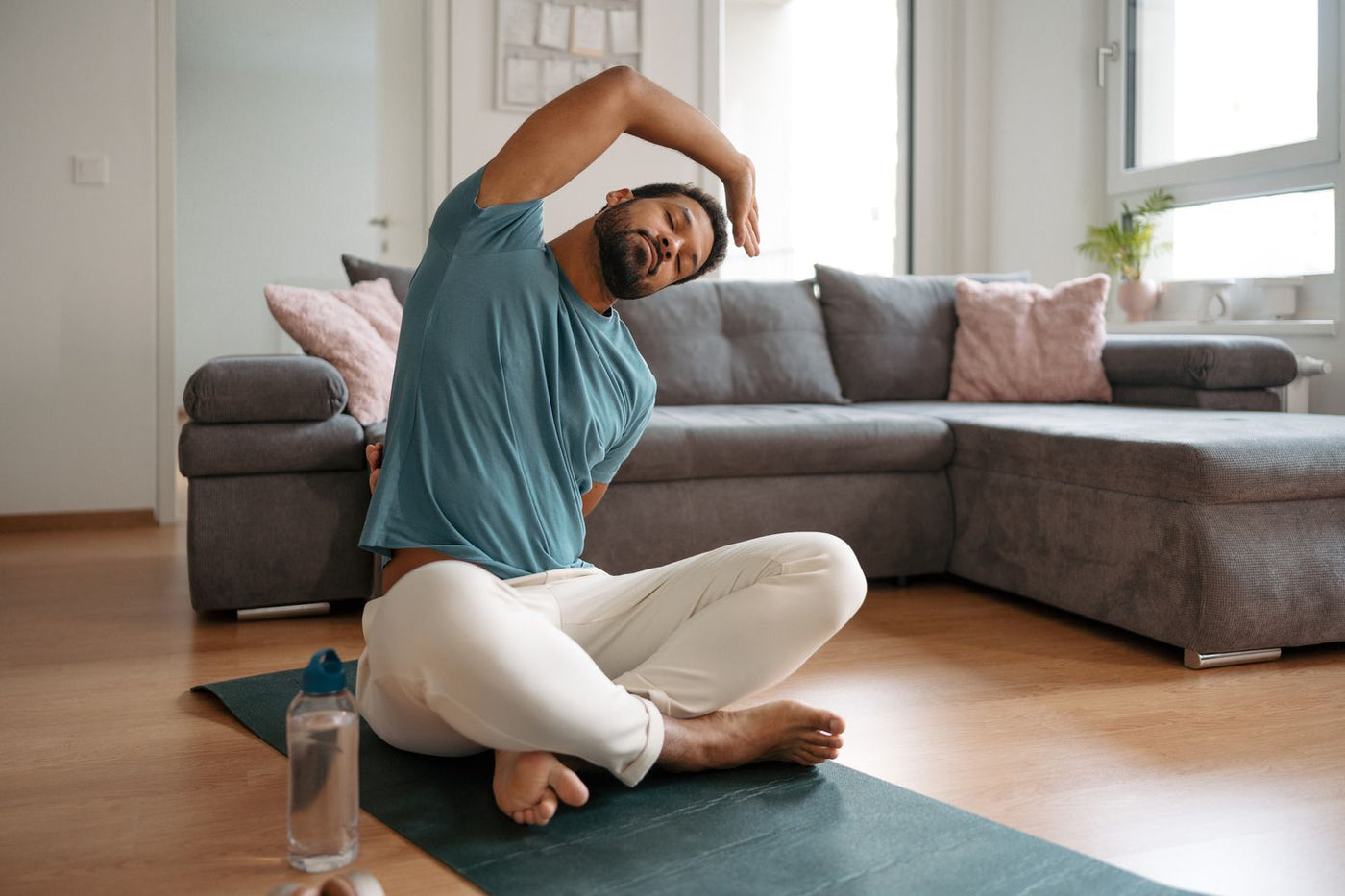 Men Exercise at home