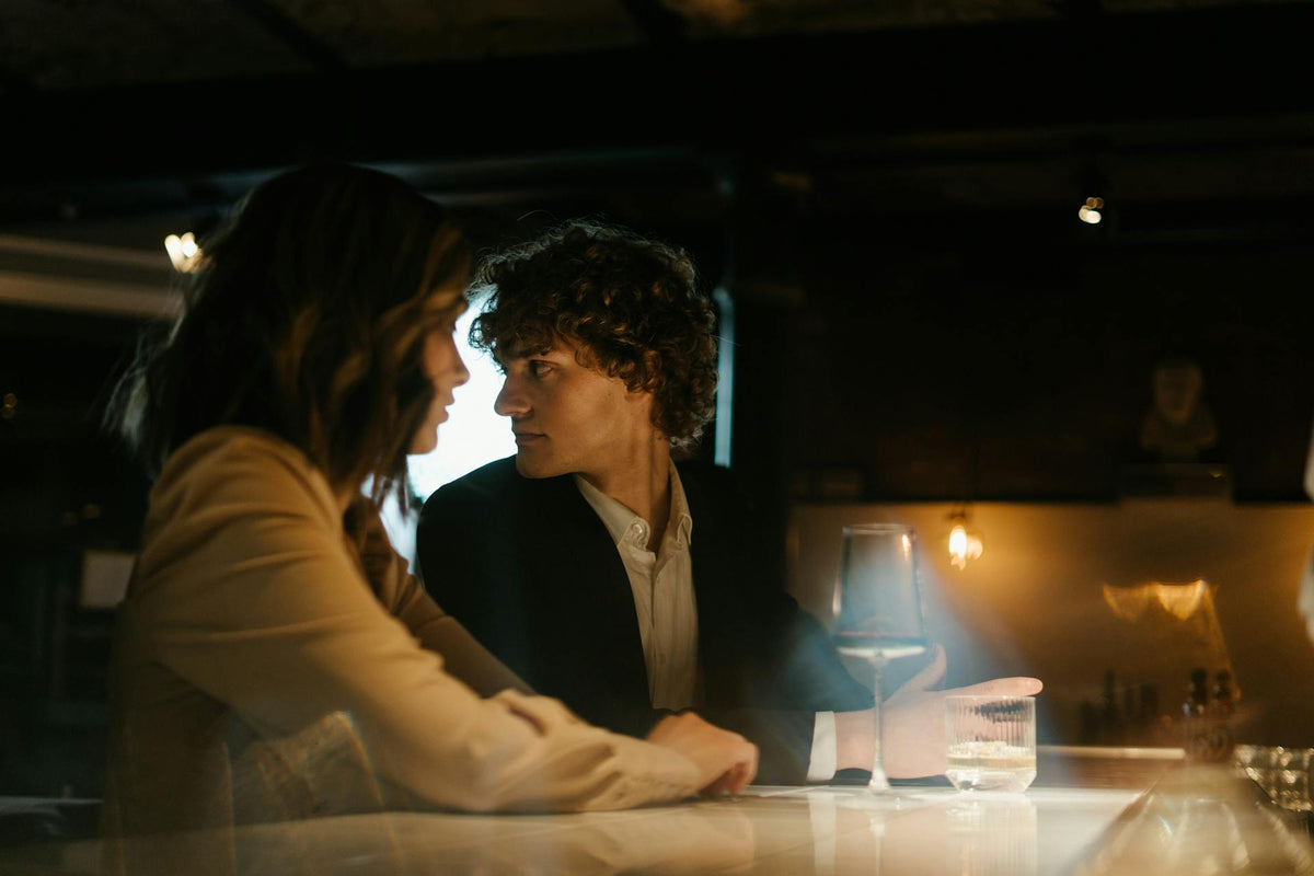 Men on date