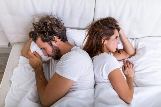 Couple on bed