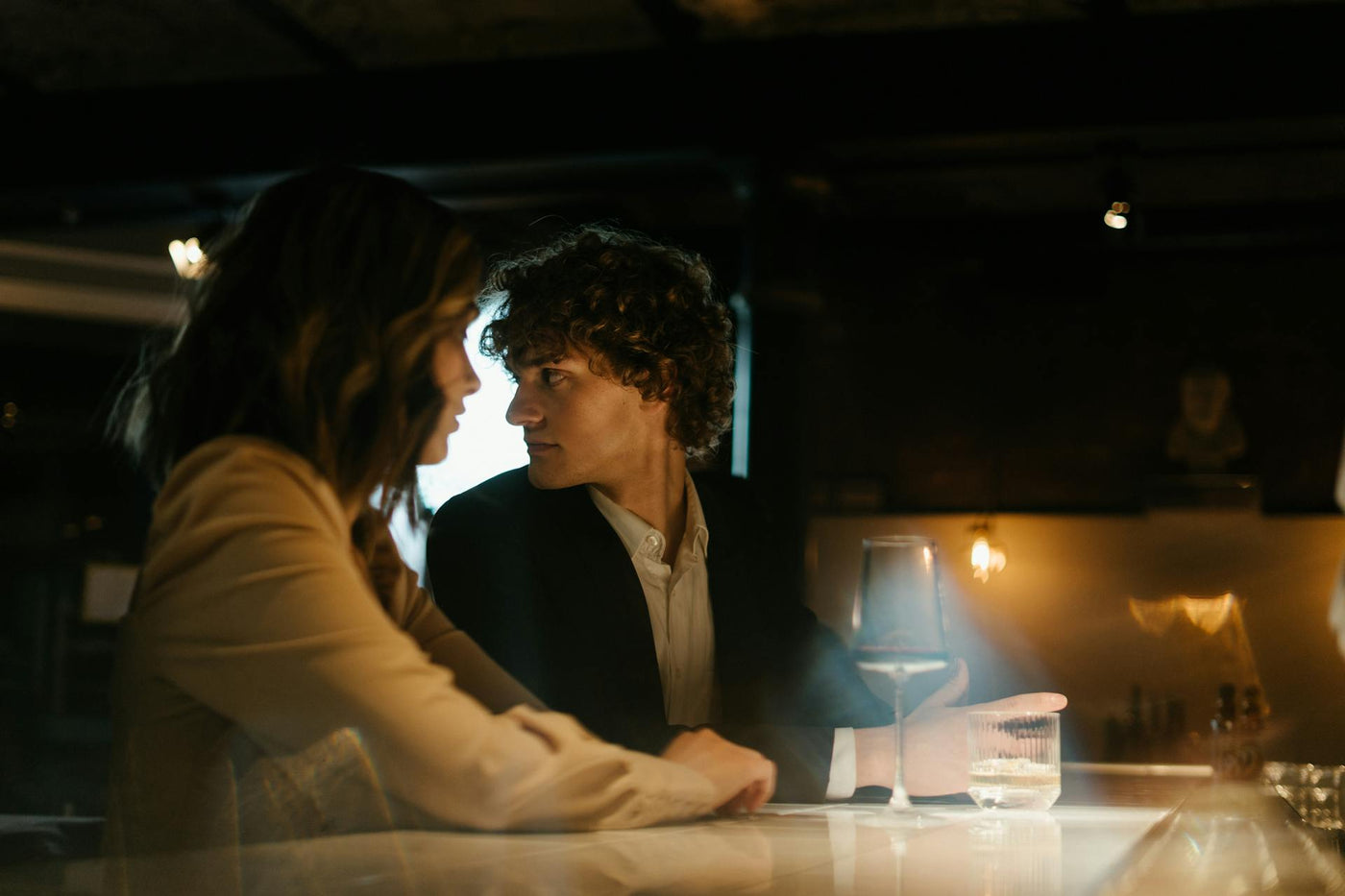 Men on date