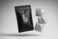 Large Platinum B Condoms - 20
